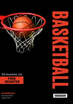 Non-marketing Campus Poster Basketball poster