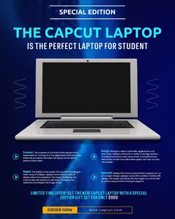 Blue Special Promotion Instagram Post