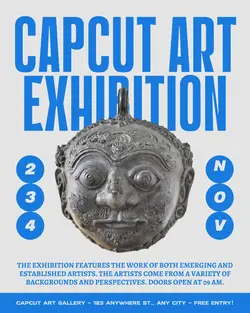 Contemporary Art Exhibition Event Instagram Post
