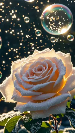 Tapete Kreatives Poster Blume