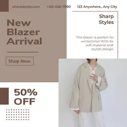 Fashion Work Attire Blazer Instagram Post