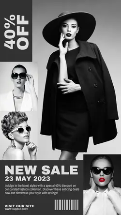 New Sale Fashion Template Instagram Story
