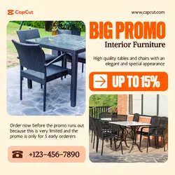 Big promo on interior furniture Simple, elegant light brown style