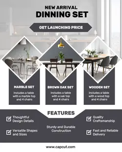 Furniture Dinning Set Instagram Portrait