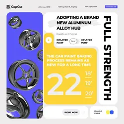 Auto parts Hub Publicity Simple