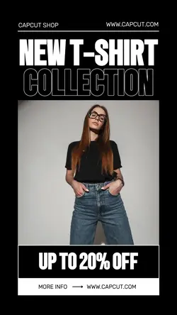 Fashion T-Shirt Instagram Story