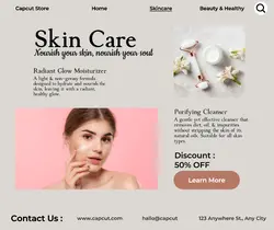 Beauty Skin Care Sale Promotion
