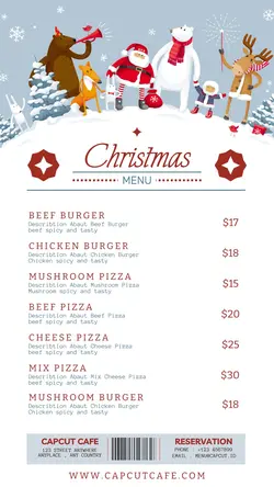 Christmas Special Menu