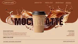 COFFEE CAFE BANNER WEBSITE