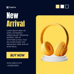 Headphones instagram post