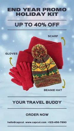 End Year Promo Holiday Kit Instagram Story