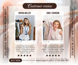 Customer review for fashion store I story