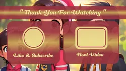 Non marketing Youtube Endscreen Maroon Cartoon