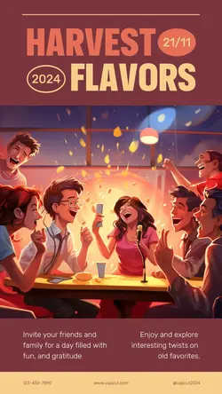 Thanksgiving Food Festival Tiktok Post