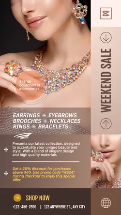 Weekend Sale Accessories Promotion