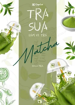 Drink Matcha Promotion Template
