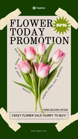 Services Event promotion display flowers  weak marketing