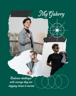 Non-marketing Photo Collage - Green Aesthetic