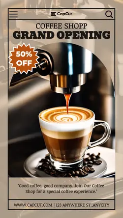Beverage & Grand Opening Discount