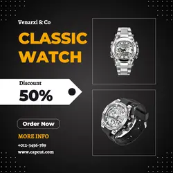 Classic Watch Promotion Postingan Instagram