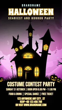 Halloween Spooky Decor Promotions Instagram Story