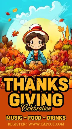 Thanksgiving Celebration Invitation Instagram Story