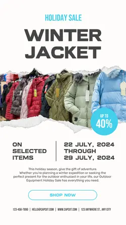 Fashion Industry Winter Jacket Sale