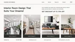 Interior Design Promotion Twitter Post