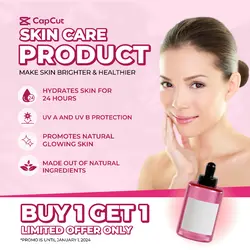 Skin Care Product Buy 1 Get 1 Template
