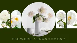 Non-Marketing Facebook Cover Flowers Arrangement