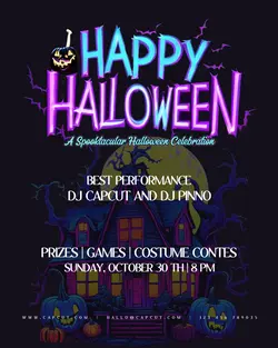 Halloween Invitation Party Instagram Potrait