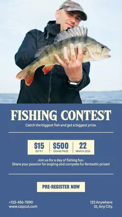 Other Industry Fishing Contest Instagram Story