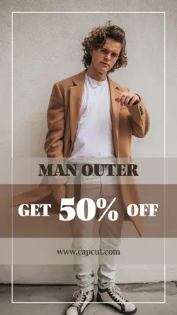 Fashion Sale Man Instagram Story