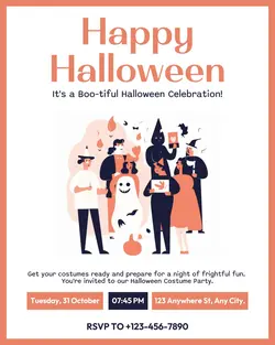 Happy Halloween Celebration Instagram Portrait