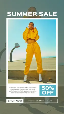 Summer Fashion Sale Promotion