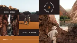 Non-marketing Travel Blogger Facebook Cover
