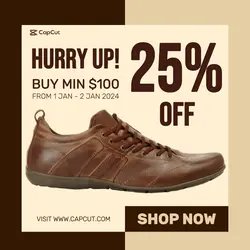 Shoe Promotion Instagram Post