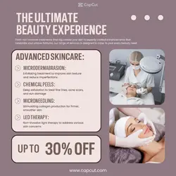 Beauty Experience Promotion Instagram Post