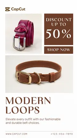 Fashion Modern Loops Promotion Instagram Story