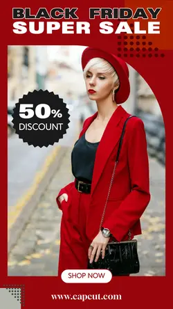 Black friday collection product sale instagram story
