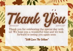 Non-marketing Thank You Cards Minimalist