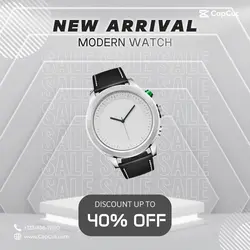 New Model Watch Instagram Post Simple Minimalist