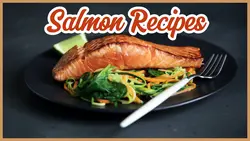 Youtube Thumbnail Vlog Food Salmon
