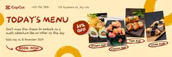 Sushi Promotion Twitter Header 