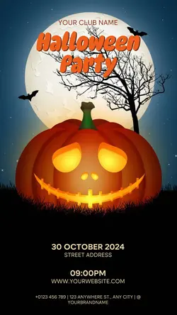 Helloween Party Instagram Story