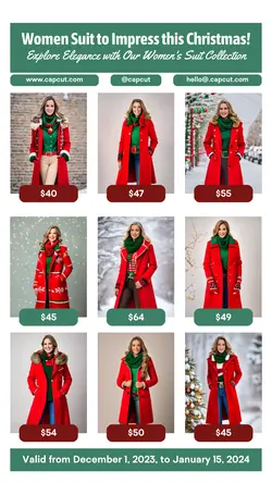 Christmas Day Fashion Sales Promotion 9 Multi-Product Image TikTok