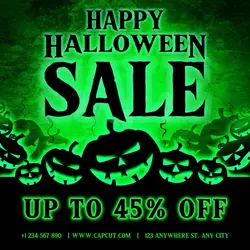 Happy Halloween Sales Promotion Instagram Post