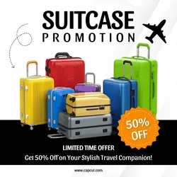 Fashion Suitcase Sale Promotion