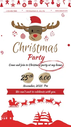 Christmas Dinner Party Tiktok Post