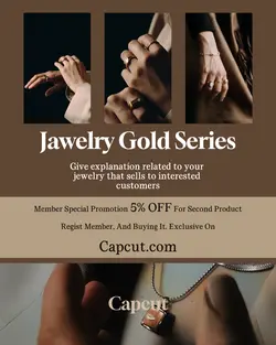 Jawerly Gold Series Promotion Instagram Potrait
